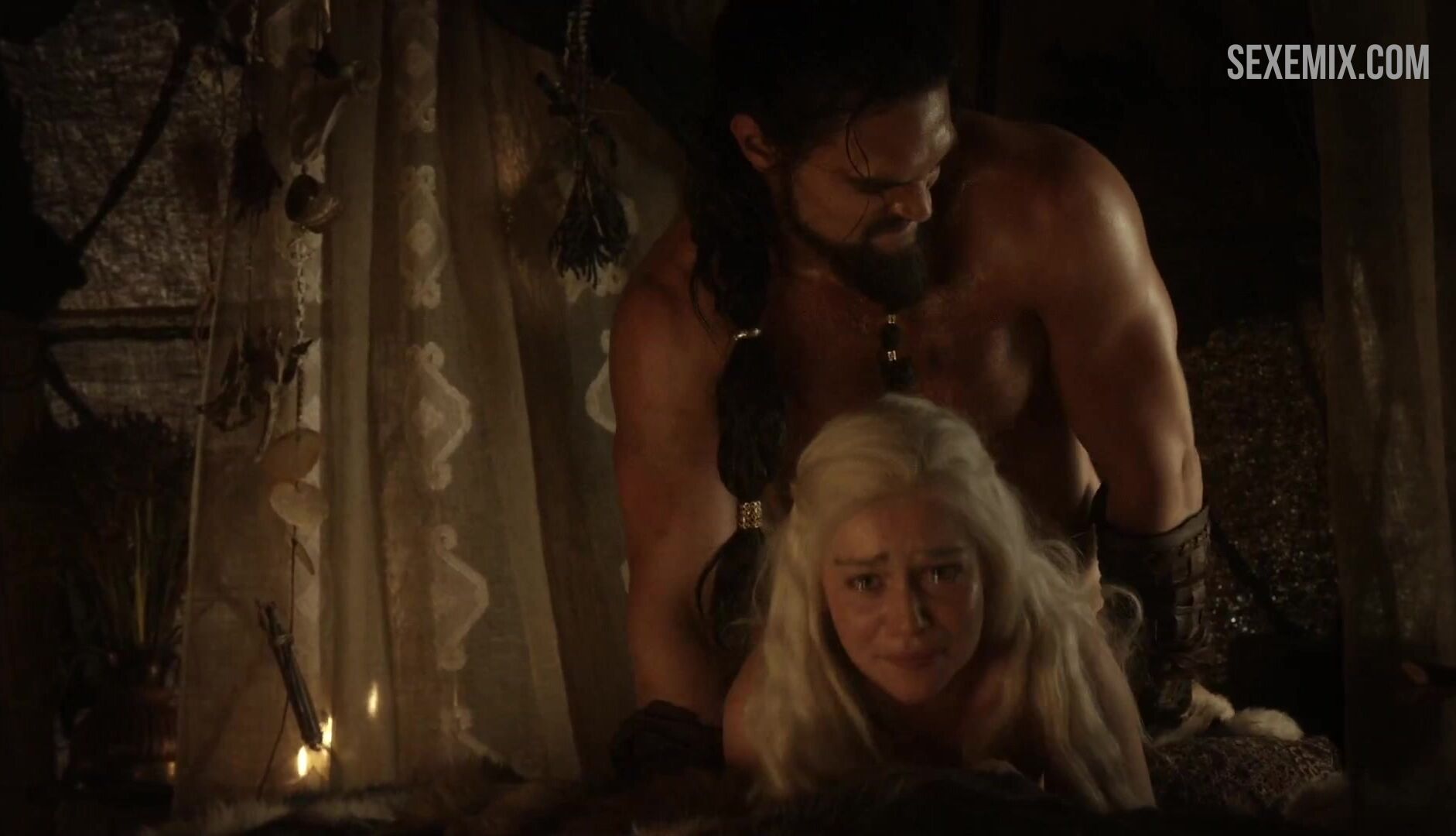 Game Of Thrones Porn Sex - Emilia Clarke doggy style, scene in Game of Thrones